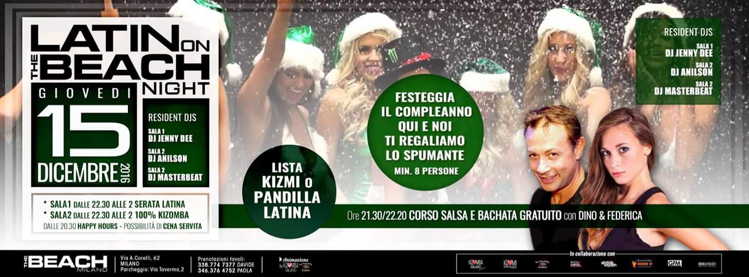 Latin Night_giovedì_The_Beach_Club_Milano Latin Night_giovedì_The_Beach_Club_Milano