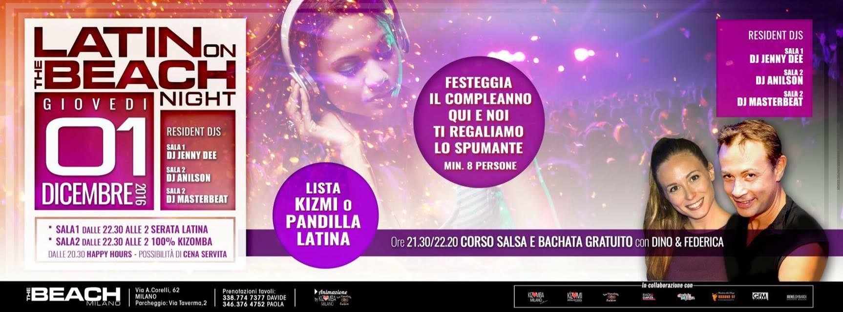 Latin Night_giovedì_The_Beach_Club_Milano_locandina Latin Night_giovedì_The_Beach_Club_Milano_locandina